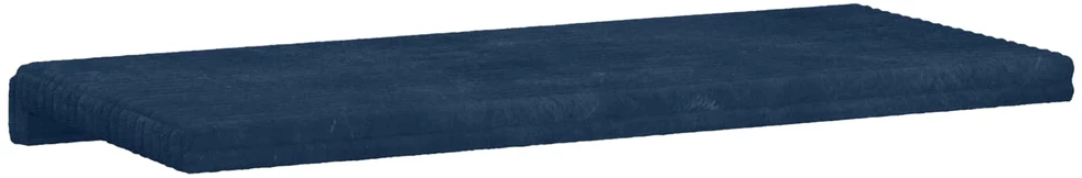 Suoliuko pagalvė Pūkuota korduroja Jūrinė mėlyna Gylis 35 cm