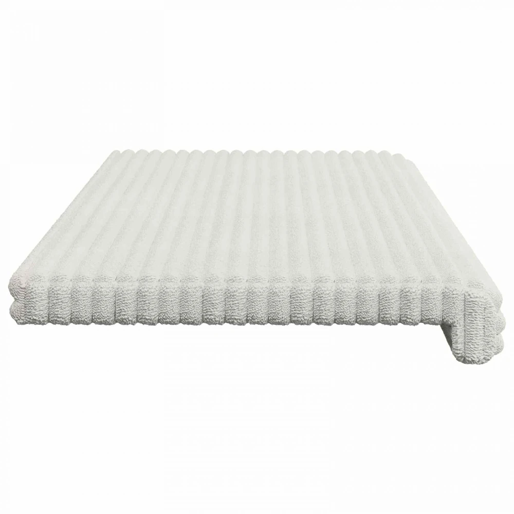 Suoliuko pagalvė Pūkuota korduroja Kreminė Gylis 35 cm