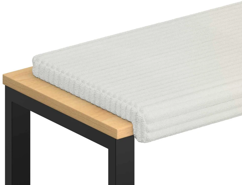Suoliuko pagalvė Pūkuota korduroja Kreminė Gylis 35 cm