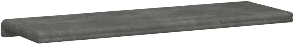 Suoliuko pagalvė Pūkuota korduroja Šviesiai pilka Gylis 35 cm