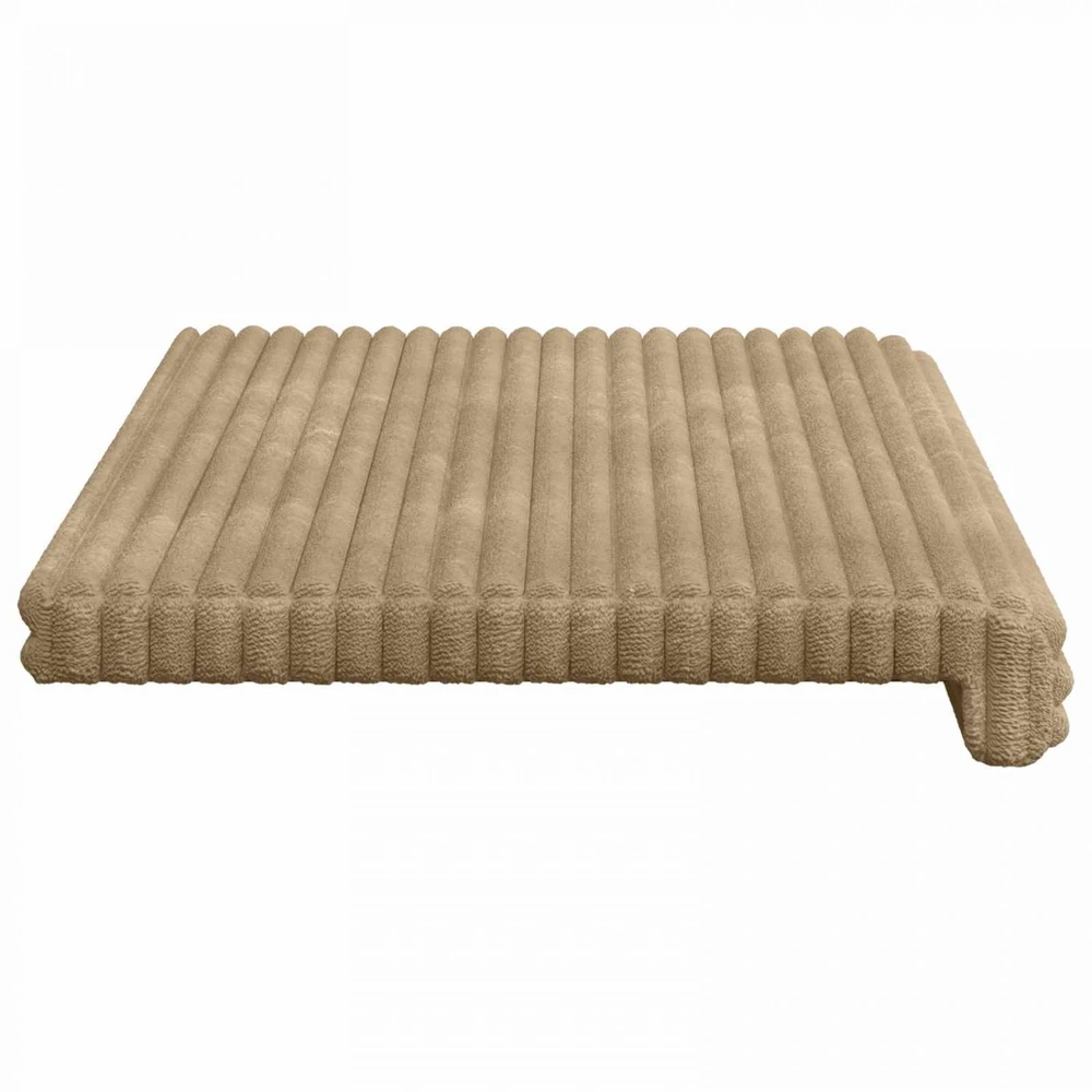 Suoliuko pagalvė Pūkuota korduroja Taupe Gylis 35 cm