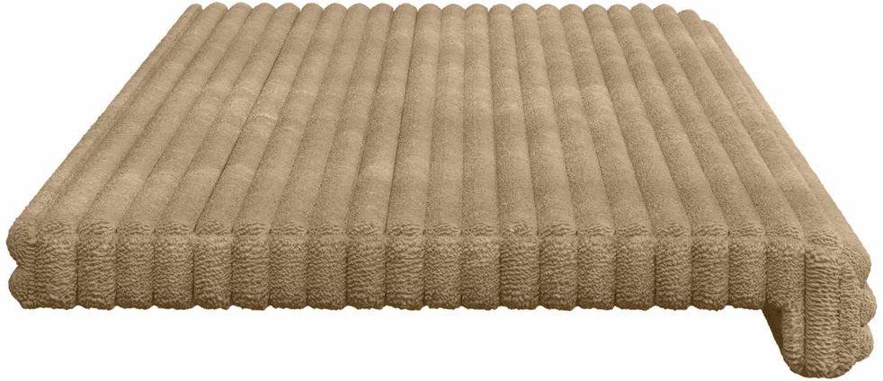 Suoliuko pagalvė Pūkuota korduroja Taupe Gylis 35 cm