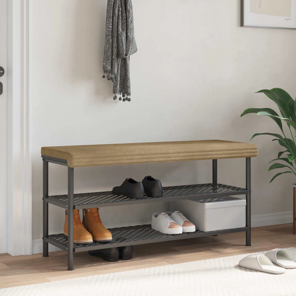 Suoliuko pagalvė Pūkuota korduroja Taupe Gylis 35 cm