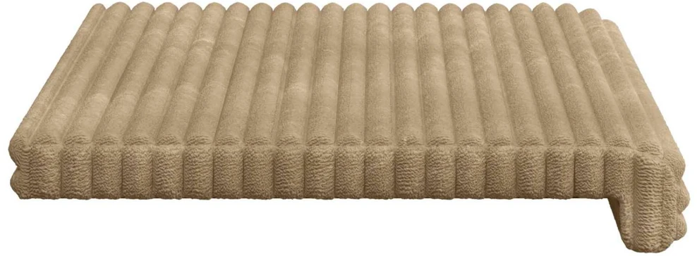 Suoliuko pagalvė Pūkuota korduroja Taupe Gylis 35 cm