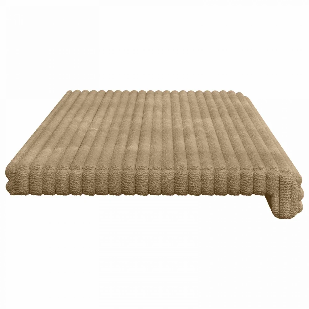 Suoliuko pagalvė Pūkuota korduroja Taupe Gylis 35 cm