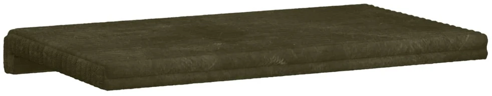 Suoliuko pagalvė Pūkuota korduroja Žalia Gylis 35 cm
