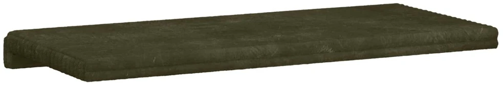 Suoliuko pagalvė Pūkuota korduroja Žalia Gylis 35 cm