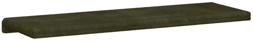 Suoliuko pagalvė Pūkuota korduroja Žalia Gylis 35 cm