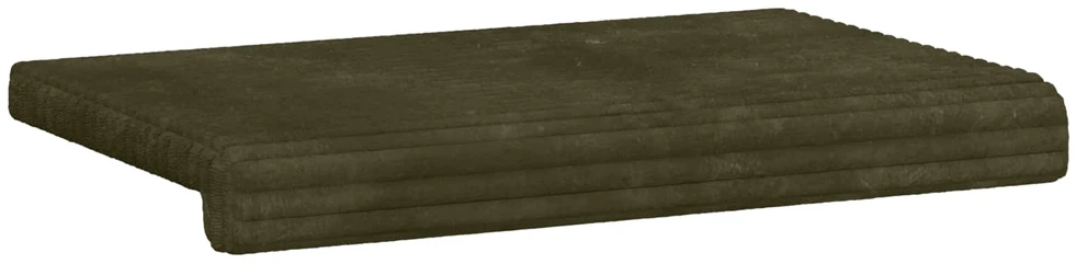 Suoliuko pagalvė Pūkuota korduroja Žalia Gylis 35 cm