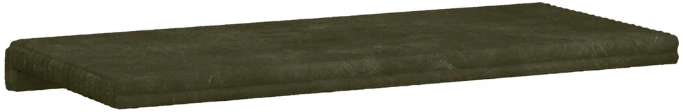 Suoliuko pagalvė Pūkuota korduroja Žalia Gylis 35 cm
