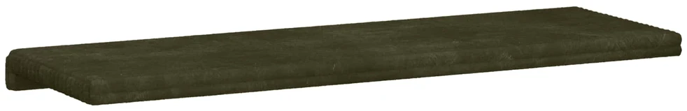 Suoliuko pagalvė Pūkuota korduroja Žalia Gylis 35 cm