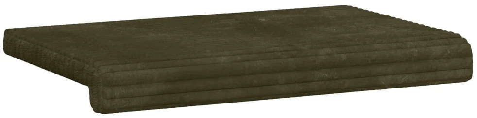 Suoliuko pagalvė Pūkuota korduroja Žalia Gylis 35 cm