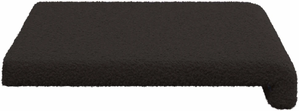 Suoliuko pagalvė Šerpos audinys Juoda Gylis 35 cm