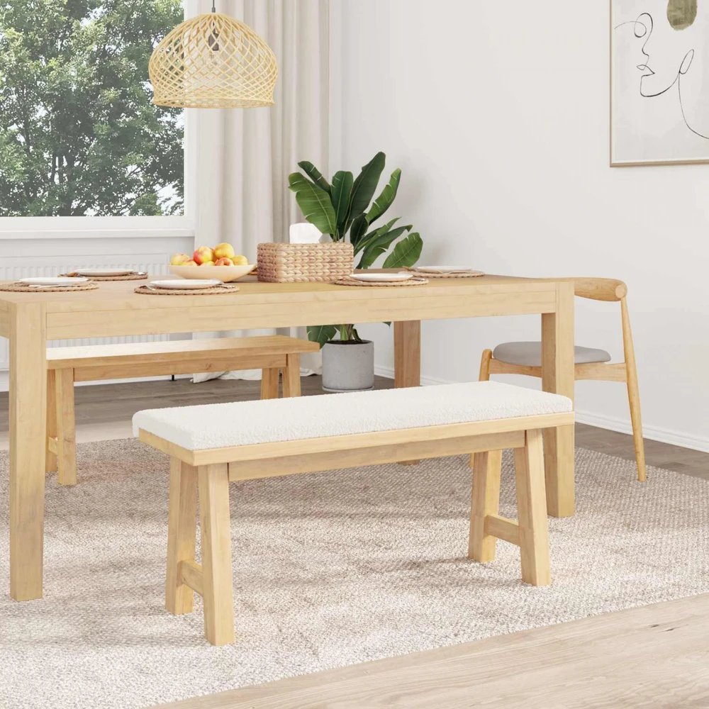 Suoliuko pagalvė Šerpos audinys Kreminė Gylis 35 cm