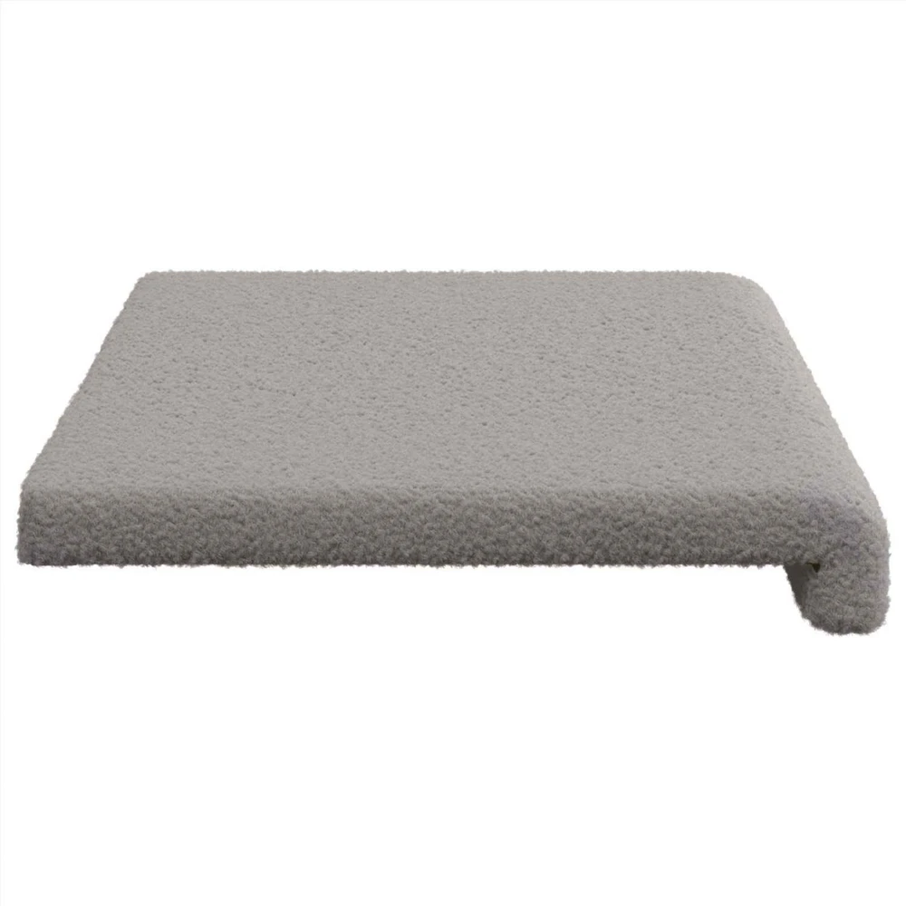 Suoliuko pagalvė Šerpos audinys Šviesiai pilka Gylis 35 cm