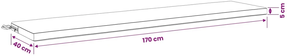 Suoliuko pagalvė SOEST 100% poliesteris Lapų dizainas
