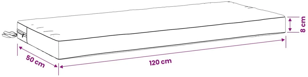 Suoliuko pagalvė SOEST 100% poliesteris Lapų dizainas