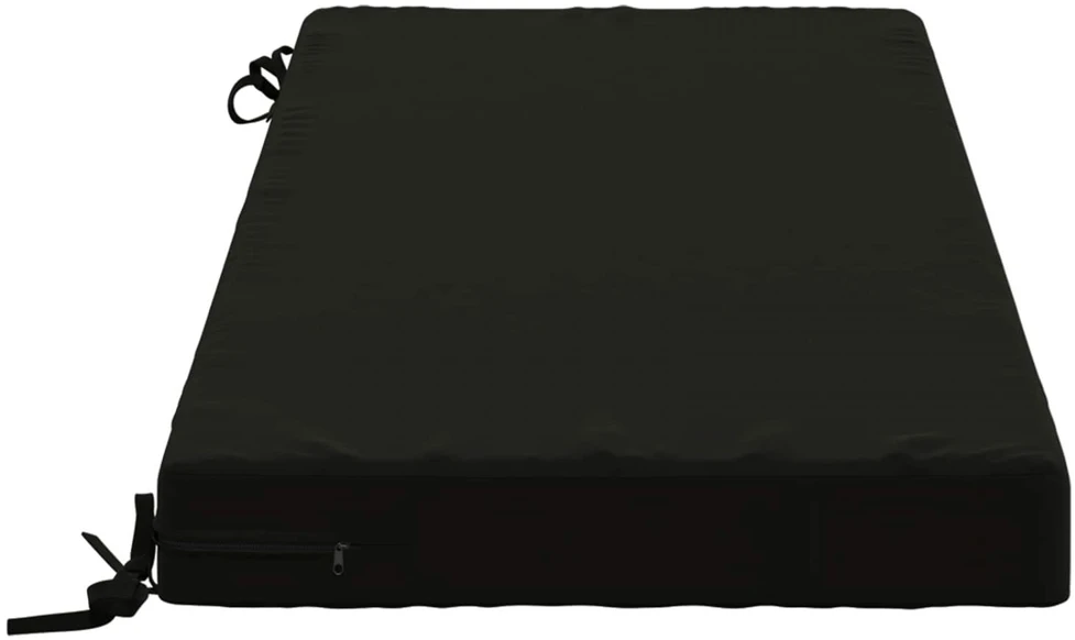 Suoliuko pagalvė SOEST 100% poliesteris Juoda 110 x 50 x 8 cm