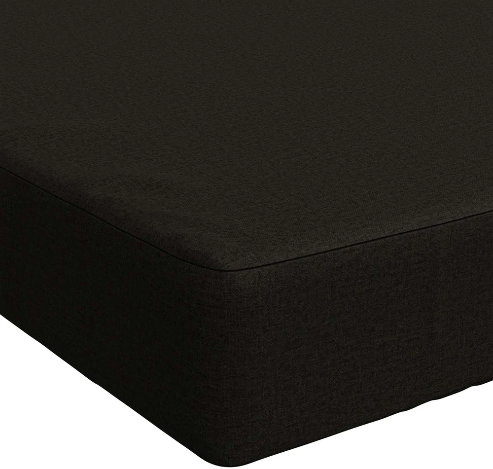 Suoliuko pagalvė SOEST 100% poliesteris Juoda 150 x 50 x 8 cm