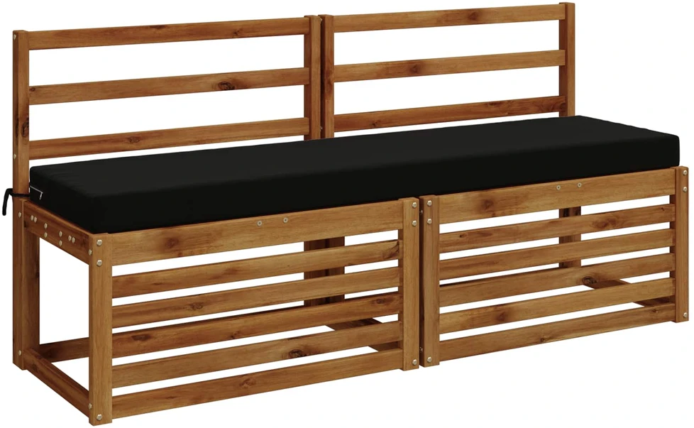 Suoliuko pagalvė SOEST 100% poliesteris Juoda 150 x 40 x 8 cm