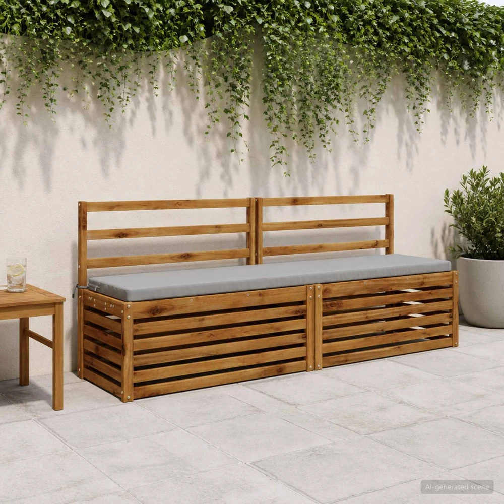Suoliuko pagalvė SOEST 100% poliesteris Pilka 180 x 40 x 5 cm