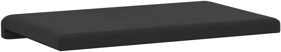 Suoliuko pagalvė Tekstūruotas aksomas Juoda Gylis 35 cm