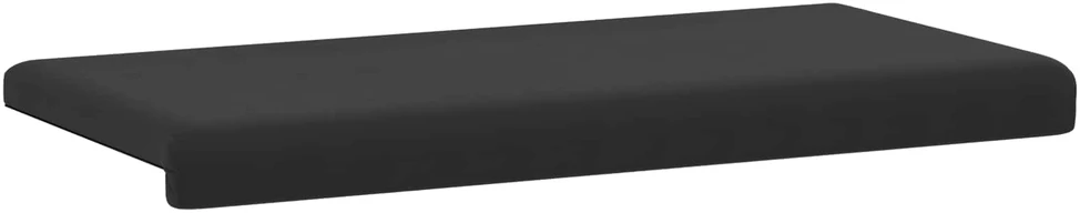 Suoliuko pagalvė Tekstūruotas aksomas Juoda Gylis 35 cm