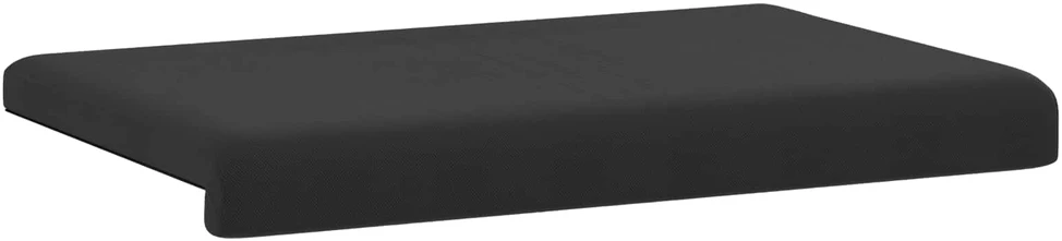 Suoliuko pagalvė Tekstūruotas aksomas Juoda Gylis 35 cm