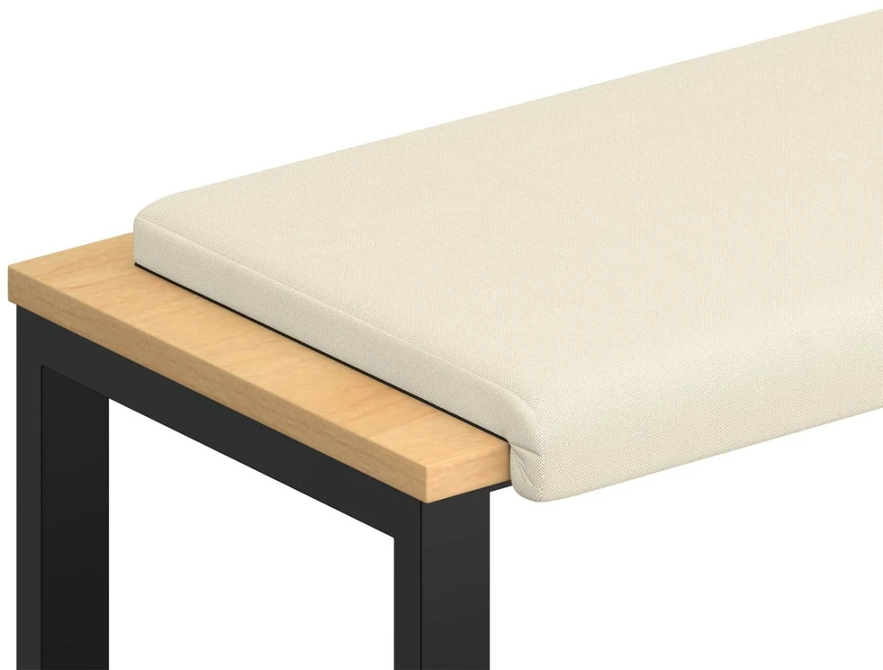 Suoliuko pagalvė Tekstūruotas aksomas Kreminė Gylis 35 cm