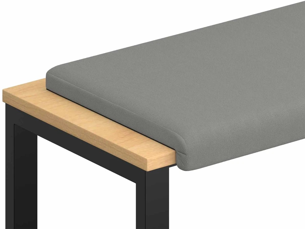 Suoliuko pagalvė Tekstūruotas aksomas Tamsiai pilka Gylis 35 cm