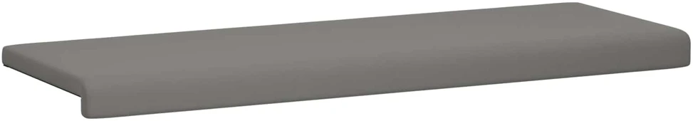 Suoliuko pagalvė Tekstūruotas aksomas Tamsiai pilka Gylis 35 cm