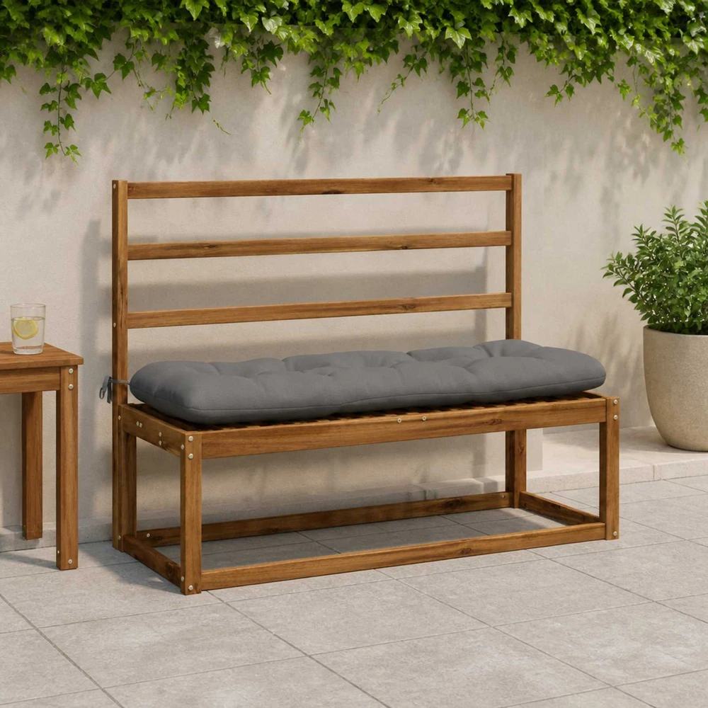 Suoliuko pagalvė VIANEN 100% poliesteris Pilka 110 x 40 x 12 cm