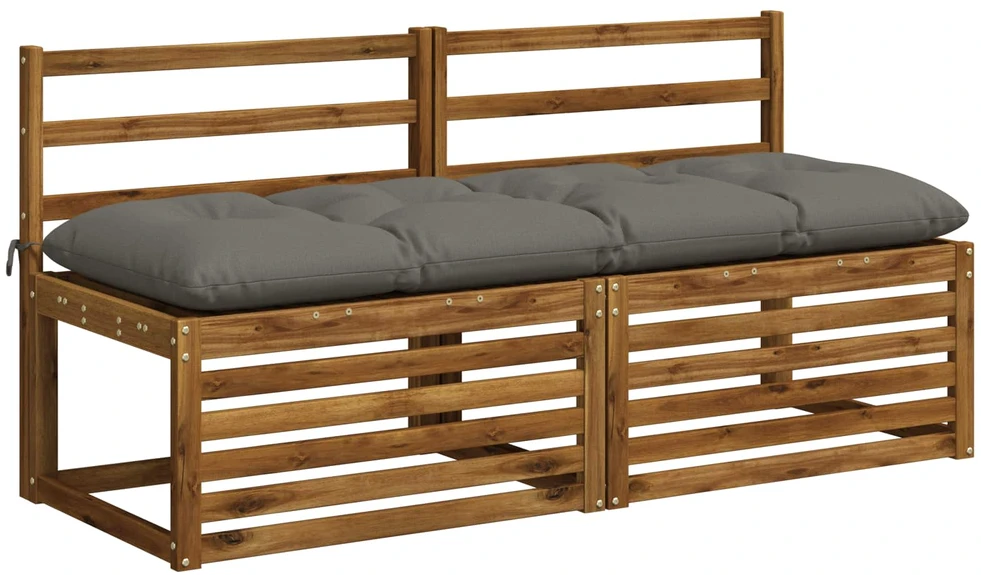 Suoliuko pagalvė VIANEN 100% poliesteris Pilka 150 x 50 x 12 cm
