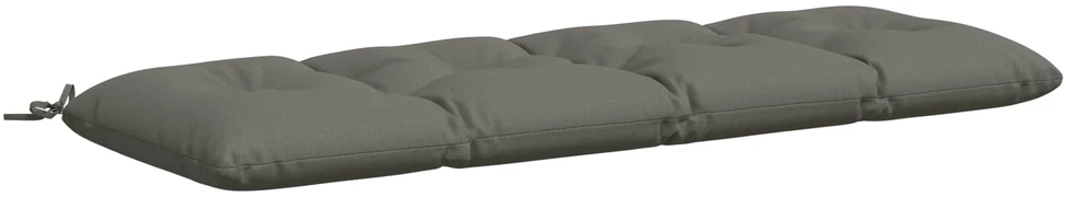 Suoliuko pagalvė VIANEN 100% poliesteris Pilka 150 x 50 x 12 cm