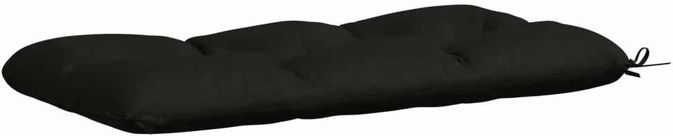 Suoliuko pagalvė VIANEN 100% poliesteris Juoda 130 x 60 x 12 cm