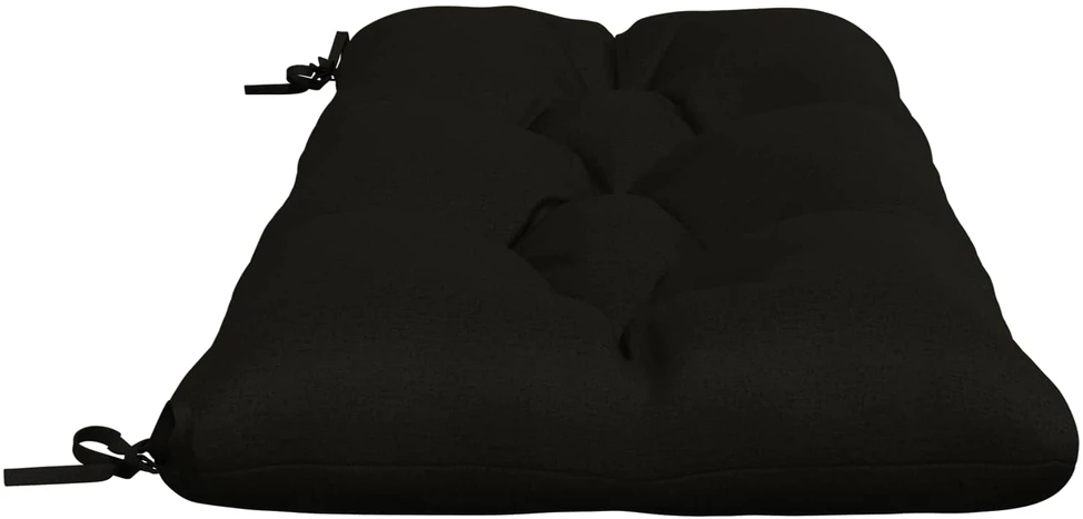 Suoliuko pagalvė VIANEN 100% poliesteris Juoda 130 x 50 x 12 cm