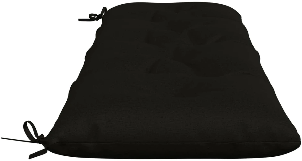 Suoliuko pagalvė VIANEN 100% poliesteris Juoda 140 x 50 x 12 cm
