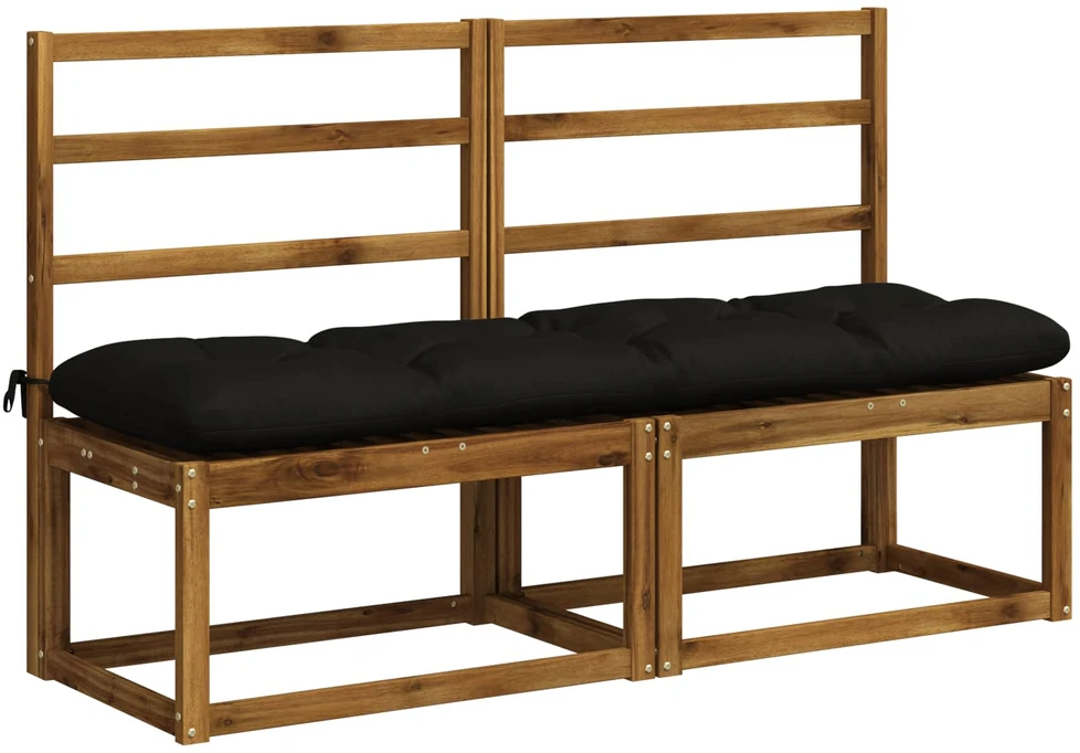 Suoliuko pagalvė VIANEN 100% poliesteris Juoda 150 x 40 x 12 cm