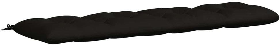 Suoliuko pagalvė VIANEN 100% poliesteris Juoda 200 x 50 x 12 cm