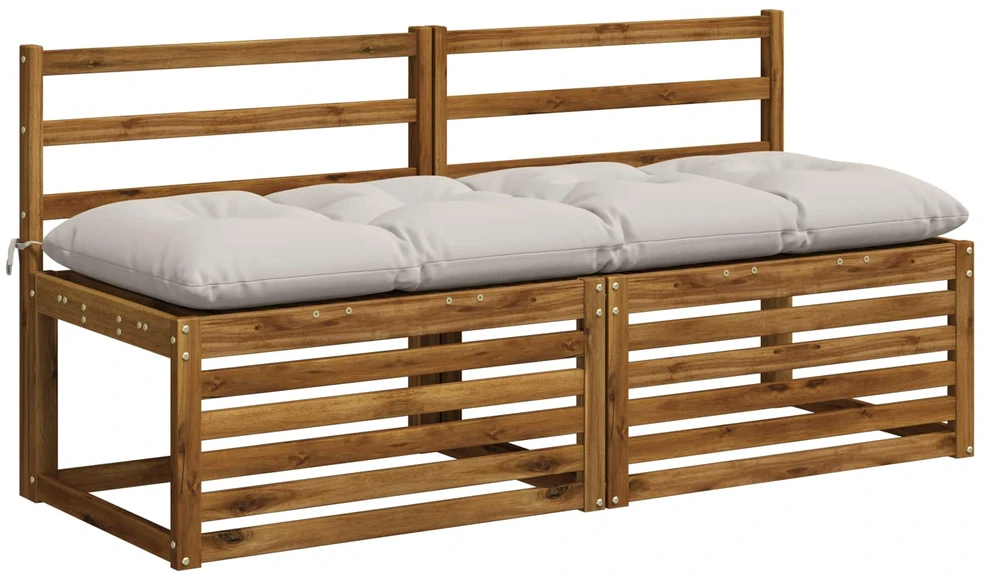 Suoliuko pagalvė VIANEN 100% poliesteris Balta 150 x 50 x 12 cm