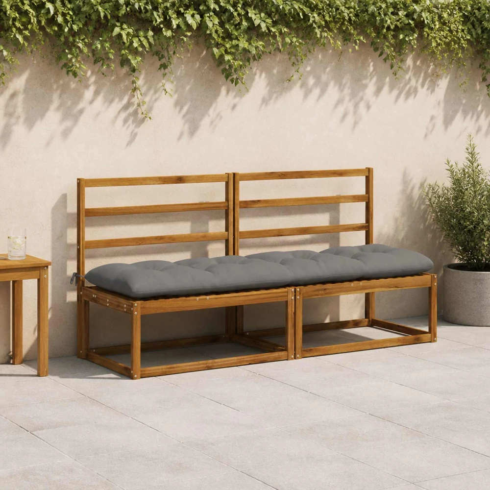 Suoliuko pagalvė VIANEN 100% poliesteris Pilka 200 x 50 x 12 cm
