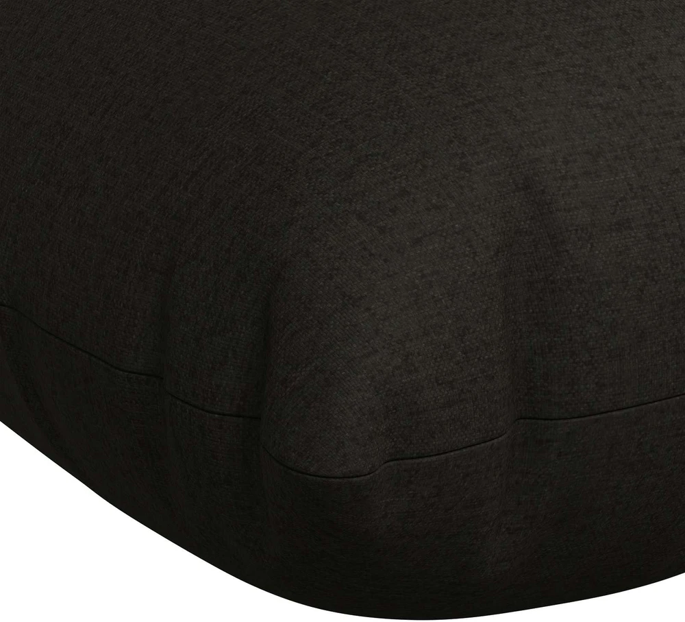 Suoliuko pagalvė VIANEN 100% poliesteris Juoda 130 x 50 x 12 cm