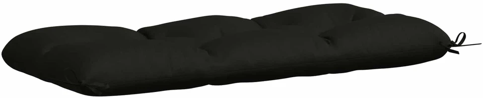 Suoliuko pagalvė VIANEN 100% poliesteris Juoda 130 x 50 x 12 cm