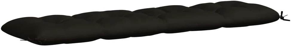 Suoliuko pagalvė VIANEN 100% poliesteris Juoda 200 x 50 x 12 cm