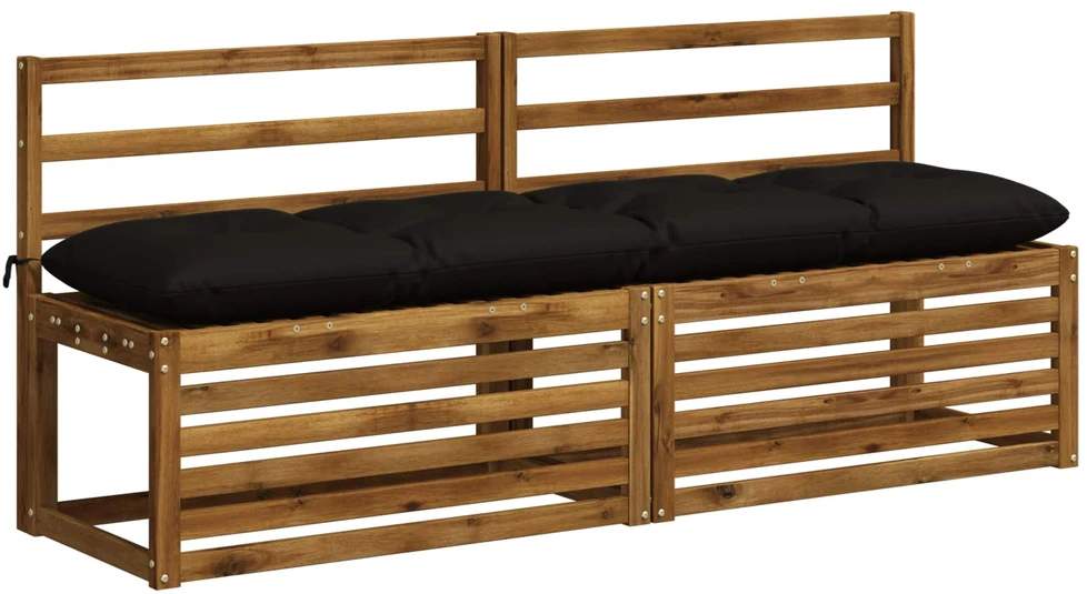 Suoliuko pagalvė VIANEN 100% poliesteris Juoda 170 x 40 x 12 cm