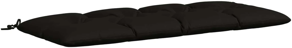 Suoliuko pagalvė VIANEN 100% poliesteris Juoda 140 x 60 x 12 cm