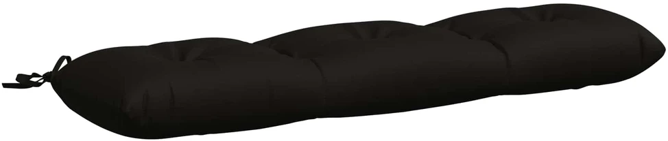 Suoliuko pagalvė VIANEN 100% poliesteris Juoda 120 x 30 x 12 cm