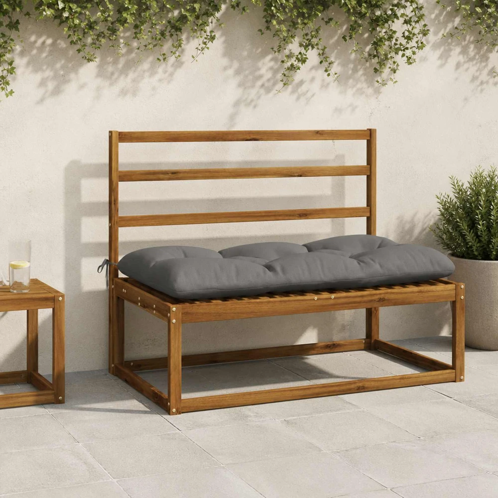 Suoliuko pagalvė VIANEN 100% poliesteris Pilka 130 x 60 x 12 cm