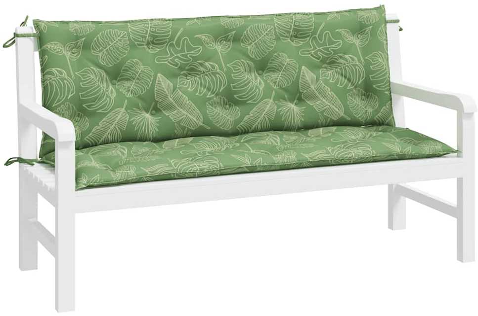 Suoliuko pagalvėlės, 2vnt., 150x50x7cm, audinys, su lapais
