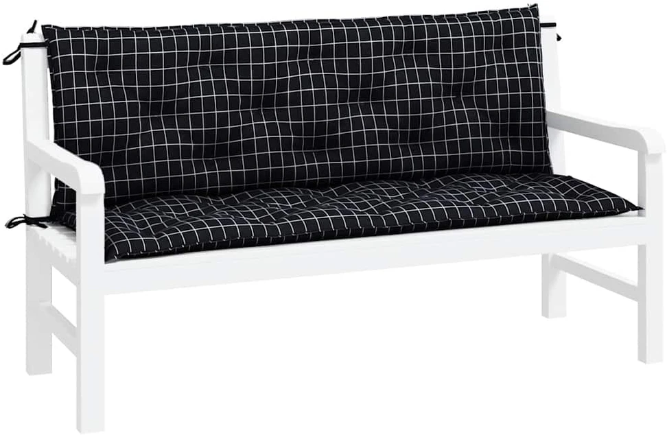 Suoliuko pagalvėlės, 2vnt., 150x50x7cm, audinys, languotos